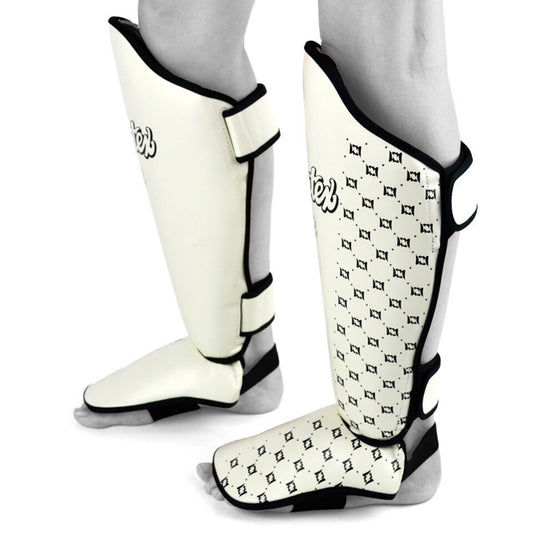 Fairtex SP5 Muay Thai Shin Pads - White