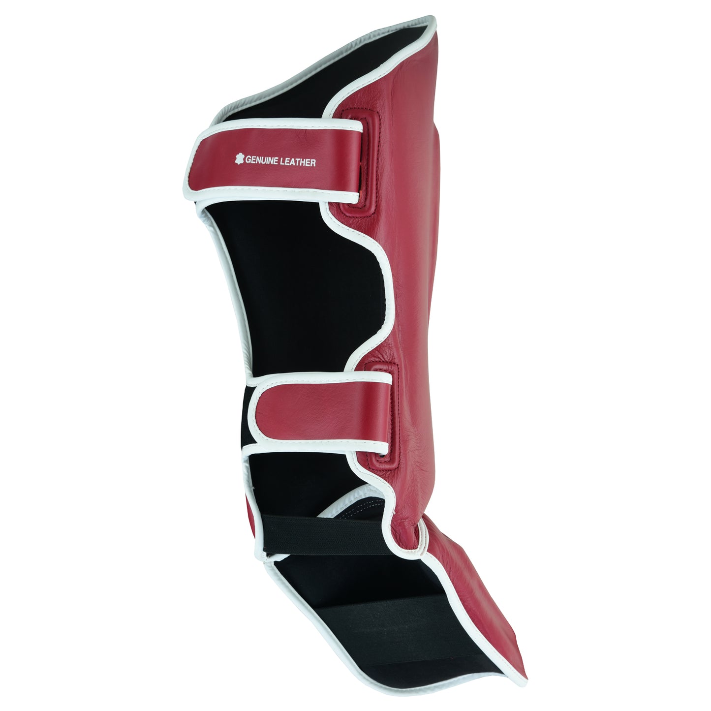Playwell "Maroon Series" Leather Muay Thai Shin Instep Guards  -