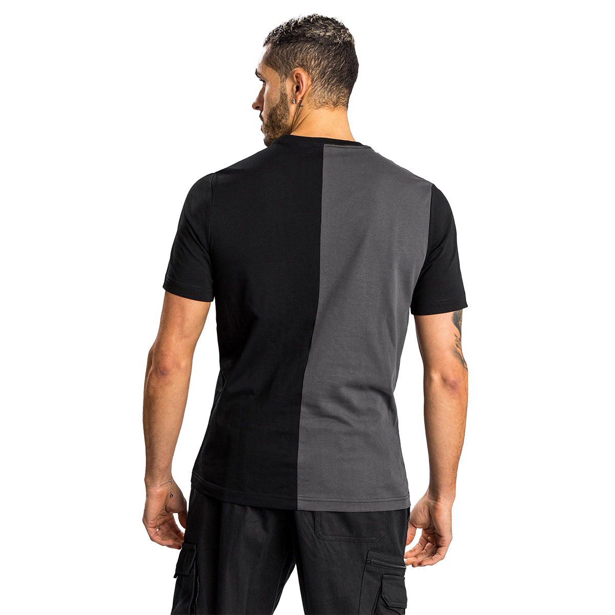 Venum MMA Giant Split T shirt  - New  - Grey/Black