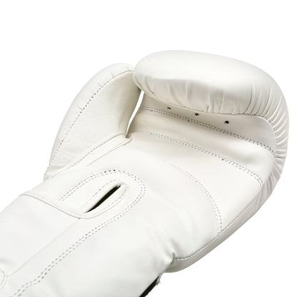 Boxing Pro Series White Flames Gloves- CLEARANCE