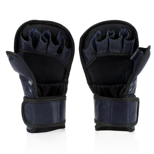 Fairtex FGV15 MMA Leather 7oz Sparring Gloves -  Blue