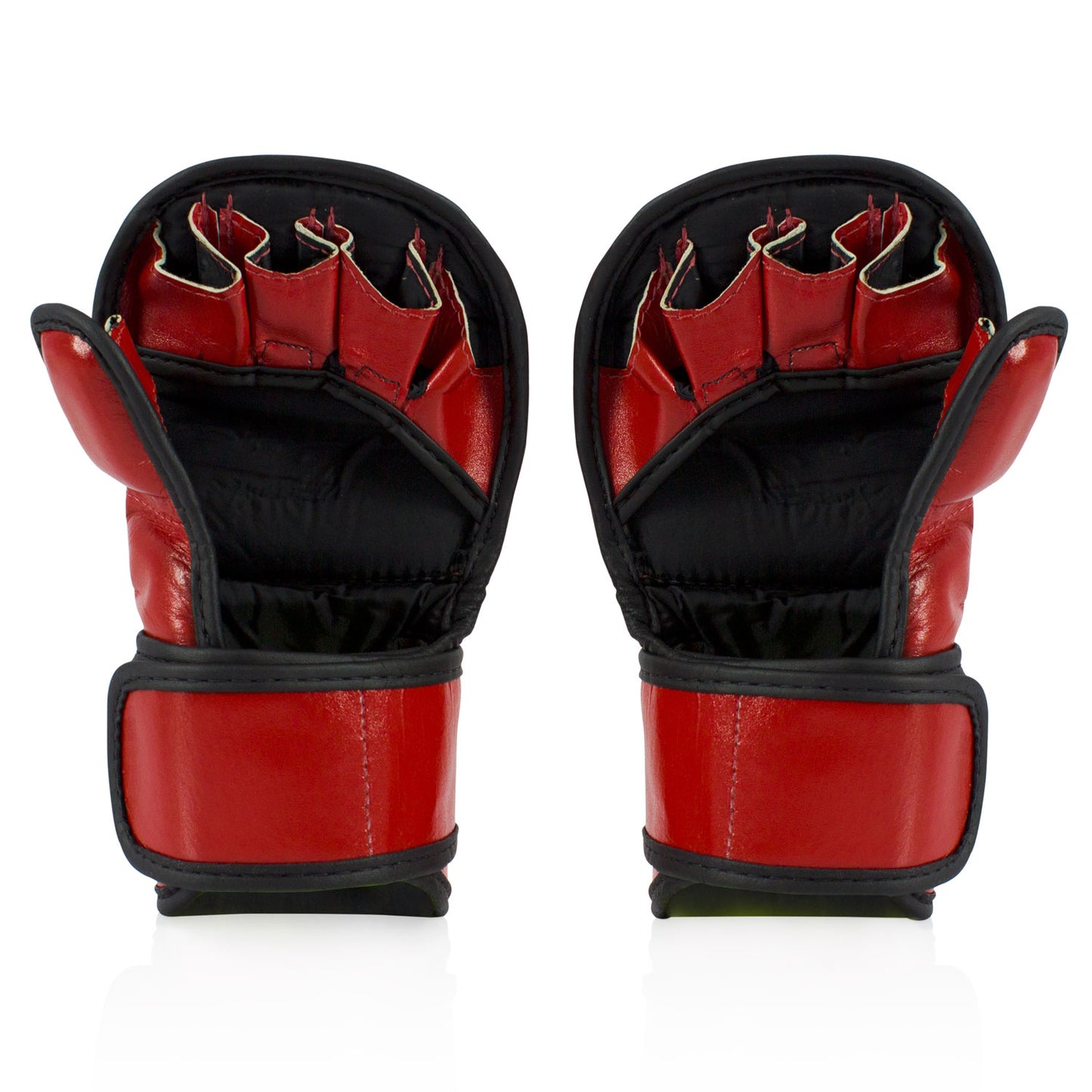 Fairtex FGV15 MMA Leather 7oz Sparring Gloves -  Red